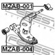 Тампон GA2B34470A MZAB004 Kia Mazda преден носач