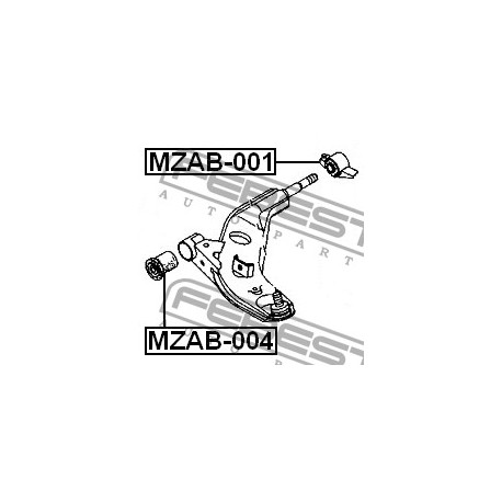 Тампон GA2B34470A MZAB004 Kia Mazda преден носач