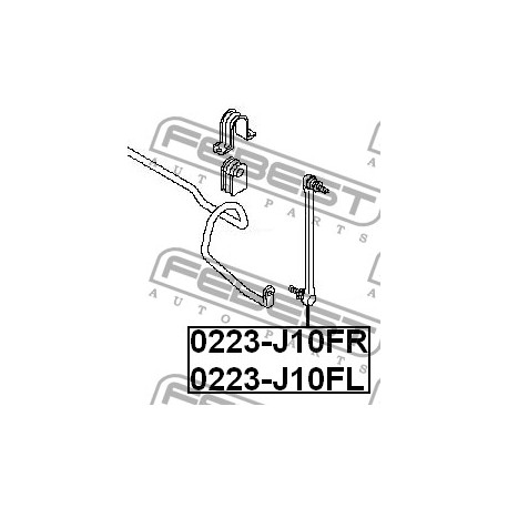54668-JD00A Nissan Renault биалетка лява