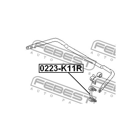 Биалетка 562614F702 0223K11R Mazda Nissan Suzuki задна