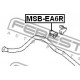 Тампон MR297629 MSBEA6R Chrysler Mitsubishi задна стабилизираща щанга