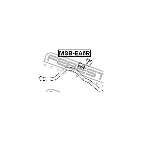 Тампон MR297629 MSBEA6R Chrysler Mitsubishi задна стабилизираща щанга