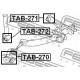 Тампон 4853080080 TAB272 Toyota Celica заден амортисьор