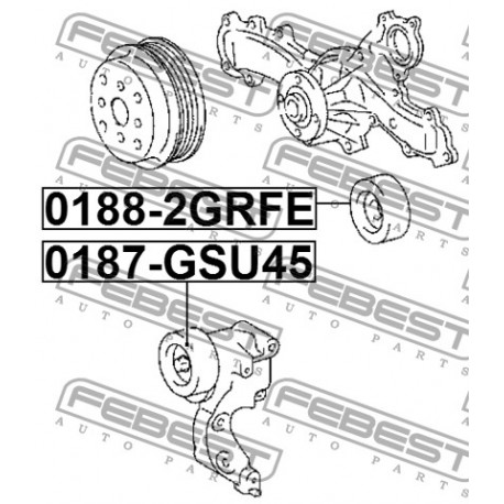 16604-31010 Lexus Toyota ролка паразитна