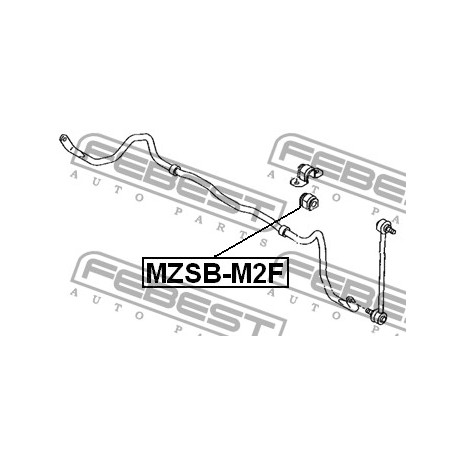 Тампон D65134156 MZSBM2F Mazda предна стабилизираща щанга