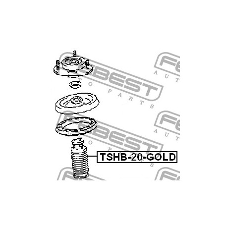 GA2A-28-0A5 Mazda Nissan Toyota прахозащитен комплект за един амортисьор