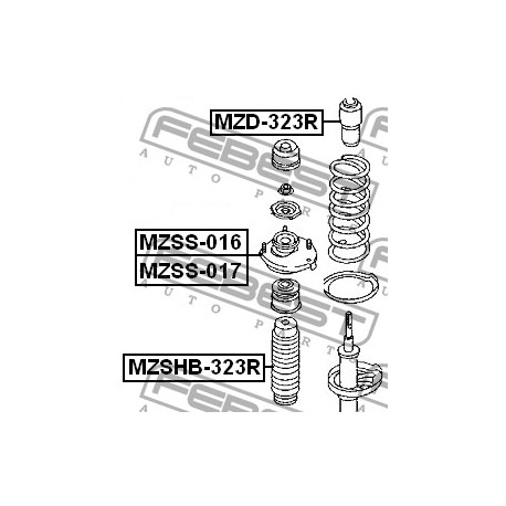 B25D-28-390A Mazda тампон макферсон