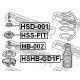 Лагер преден амортисьор 51726SAA003 HB002 Honda Nissan Suzuki Toyota