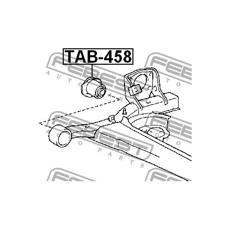 48725-52060 Toyota тампон заден мост