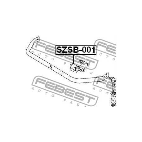 Тампон 4241260A00 SZSB001 Suzuki предна стабилизираща щанга