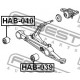 Тампон 51392SR3014 HAB040 Honda преден долен носач