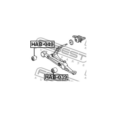 Тампон 51392SR3014 HAB040 Honda преден долен носач