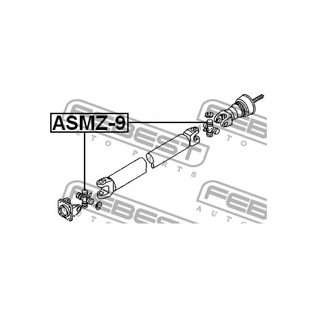 Каре кардан N01025060A ASMZ9 Ford Kia Mazda
