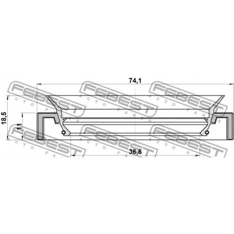 Семеринг диференциал 9031138066 95HAY38741118C Lexus Toyota