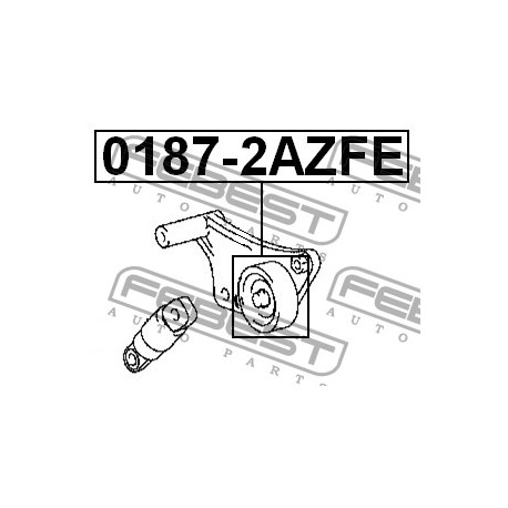 16620-28090 Toyota ролка обтяжна 