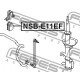 54613-9U000 Nissan тампон стабилизираща щанга