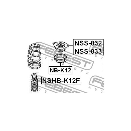 54320-AX600 Nissan Renault тампон макферсон