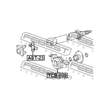37230-35100 Toyota опора карданен вал