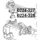 Горен ляв носач 545252F010 0224328 Nissan Primera