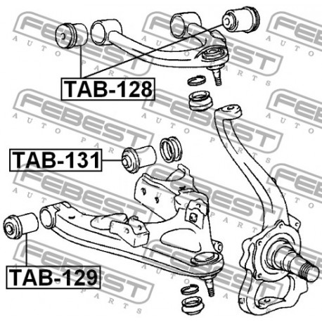 48632-60010 Lexus Toyota тампон носач