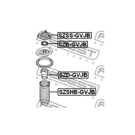 Тампон макферсон 4181065J00 SZSS-GVJB Suzuki Grand Vitara