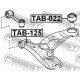 Тампон 4806105010 TAB022 Toyota Avensis преден носач