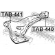 Тампон 4806846011 TAB441 Toyota преден носач