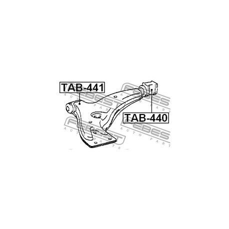 Тампон 4806846011 TAB441 Toyota преден носач