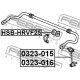 Тампон 51306S2H023 HSBHRVF25 Honda HR-V предна стабилизираща щанга