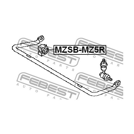 Тампон стабилизираща щанга C24328156D MZSBMZ5R Mazda 5 задна