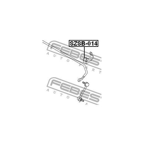 Тампон 4664154G20 SZSB014 Suzuki Liana задна стабилизираща щанга