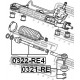 Кормилен накрайник 53010SWAA01 0322RE4 Honda CR-V вътрешен