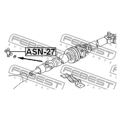 Каре 3712549W25 ASN27 Nissan карданен вал