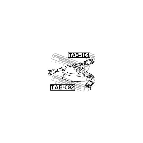 Тампон 4863528060 TAB104 Toyota Liteace преден горен носач