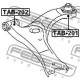 Tампон 4806829245 TAB201 Toyota преден носач