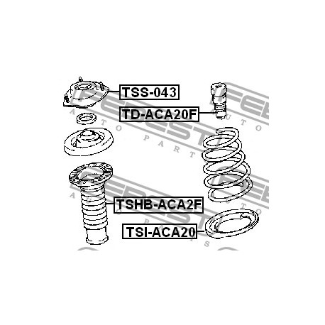 Буфер 4833142020 TDACA20F Toyota Rav4 преден амортисьор