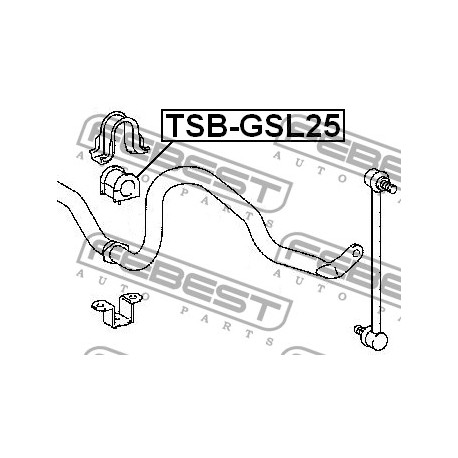 48815-AE030 Lexus Toyota тампон стабилизираща щанга