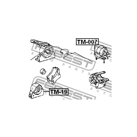 12371-64210 Toyota тампон двигател заден