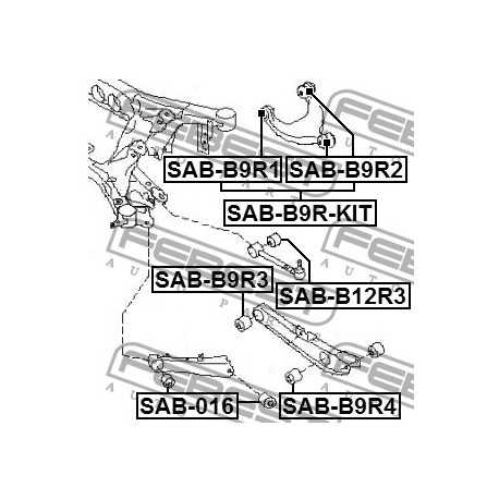 20252-XA01A Subaru тампон носач