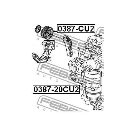 31170-RZP-G03 Honda ролка обтяжна