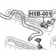 Тампон 51306S7B014 HSB001 Honda предна стабилизираща щанга