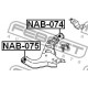 54500-0W001 Infiniti Nissan тампон носач заден