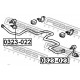 Биалетка 51321S2G003 0323023 Honda Mazda предна лява