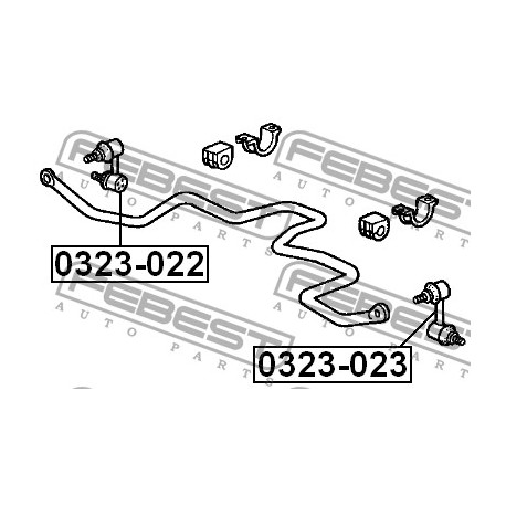 Биалетка 51321S2G003 0323023 Honda Mazda предна лява