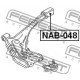 Тампон 5450051E05 NAB048 Nissan преден носач