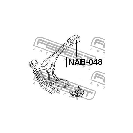 Тампон 5450051E05 NAB048 Nissan преден носач