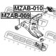 Тампон BC1F3446X MZAB010 Mazda преден носач