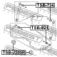 Тампон 48815B4040 TSBJ200R Daihatsu Toyota задна стабилизираща щанга
