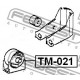 12361-16280 Toyota тампон двигател преден
