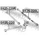 48710-05050 Toyota щанга задна напречна отпред
